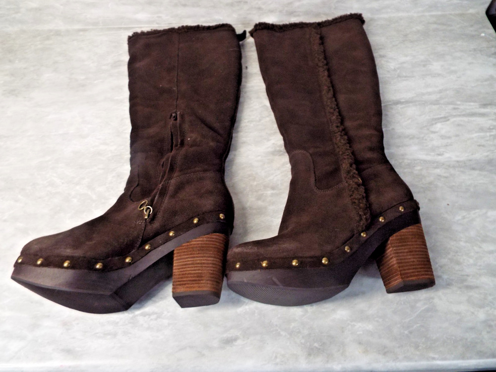 Denim & Supply Ralph Lauren Knee High Platform Boots Women Sz 8.5